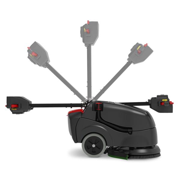 Numatic TwinTec TTB1840NX Battery Scrubber Dryer with Extra Battery Pack