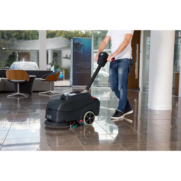 Numatic TwinTec TTB1840NX Battery Scrubber Dryer with Extra Battery Pack