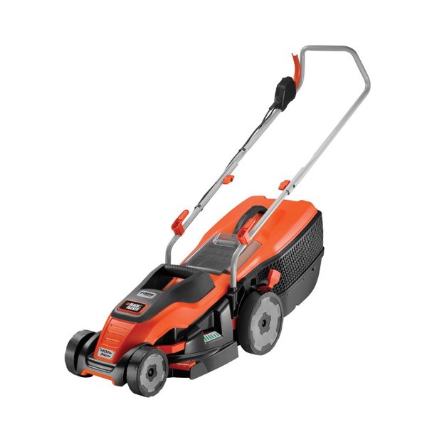 Black & Decker EMAX34i EdgeMax 34cm Electric Lawn Mower (Hand Propelled)