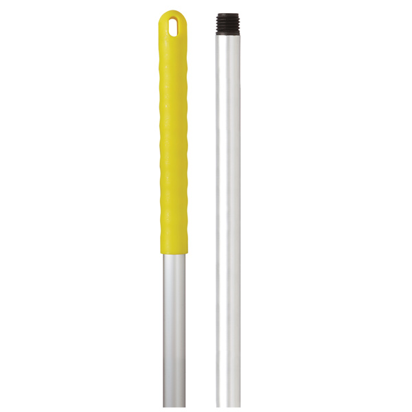 Aluminium Hygiene Handle with Screwfix Connection (Yellow)
