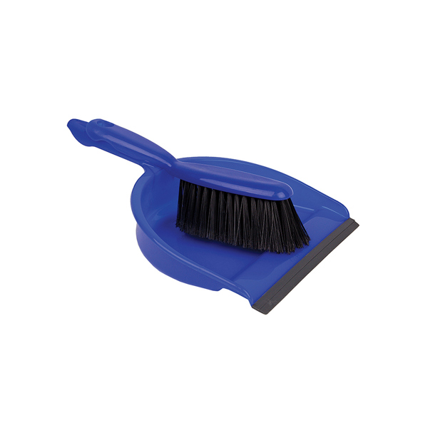 Professional Dustpan & Brush Set (Blue)