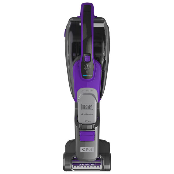 Black & Decker DVJ325BFSP Cordless Pet Dustbuster Hand Vac with Smart Tech Sensors