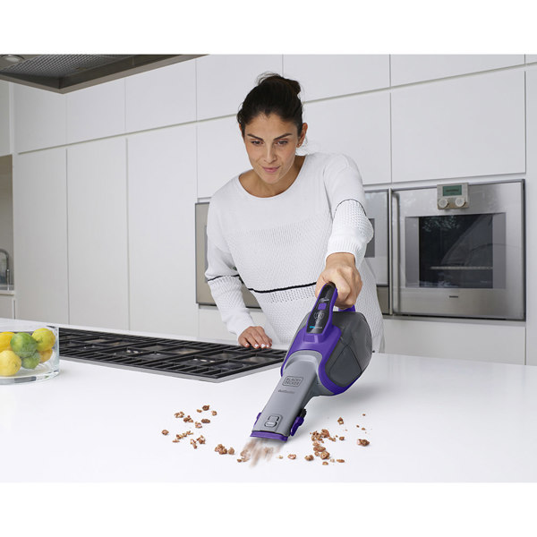 Black & Decker DVJ325BFSP Cordless Pet Dustbuster Hand Vac with Smart Tech Sensors