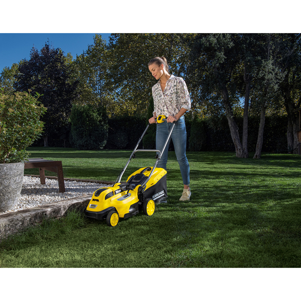 Karcher LMO 18-36 36cm 18V Cordless Lawn Mower with Battery & Charger (Hand Propelled)