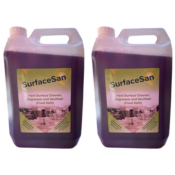  JMS SurfaceSan Current Virus Certified Hard Surface Sanitiser 10 Litre (2 x 5 Litre)