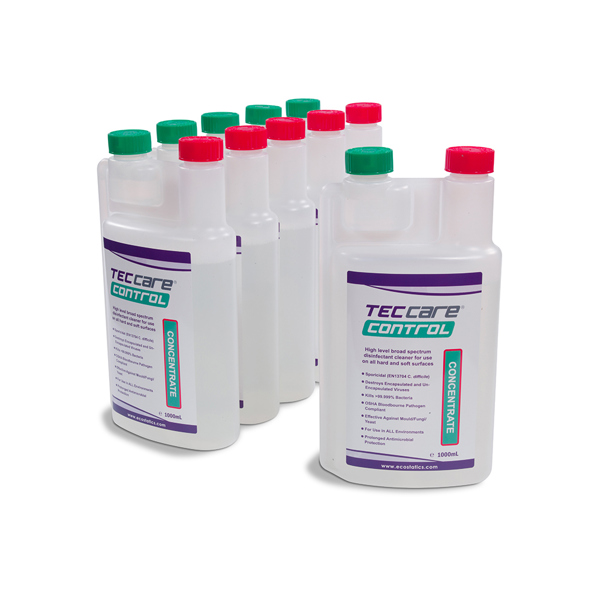 TECcare CONTROL Cleaner & Sanitiser Concentrate (6 x 1 Litre)