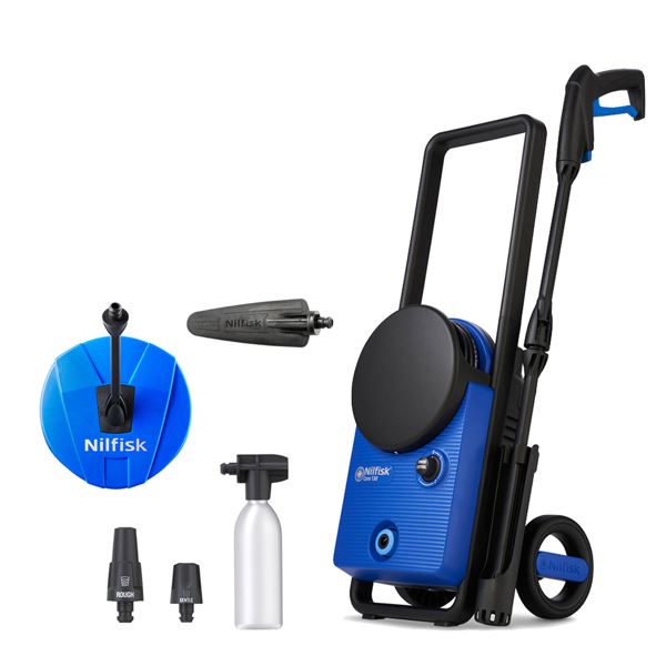 Nilfisk Core 130 Power Control Home & Car Pressure Washer Bundle 