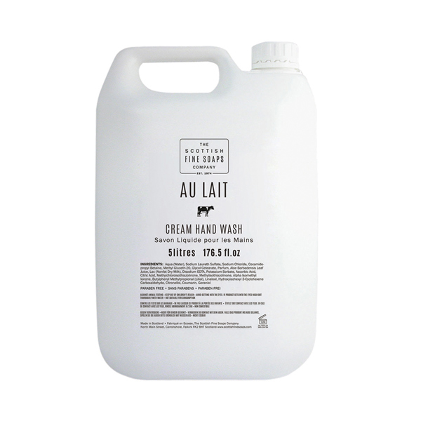 Au Lait Cream Hand Wash Refill Pack (5 Litre)