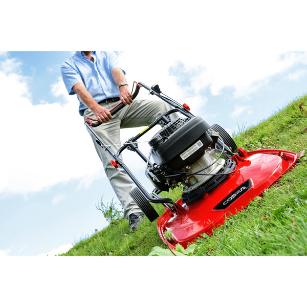 Cobra AirMow 51B 51cm B&S Petrol Hover Mower with Wheel Kit (Hand Propelled)