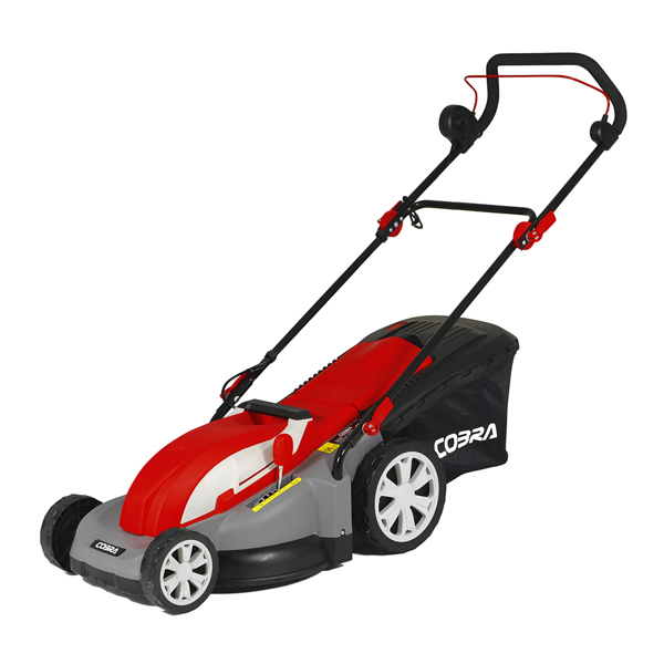 Cobra GTRM43 43cm Electric Rear Roller Lawn Mower (Hand Propelled)