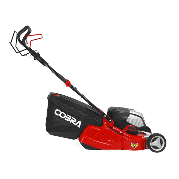 Cobra RM43SP80V 43cm 80v Cordless Rear Roller Lawn Mower with Batteries & Chargers (Self Propelled)