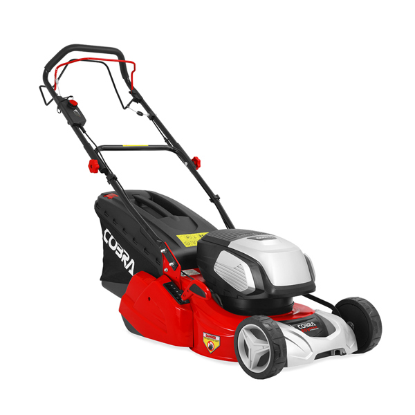 Cobra RM43SP80V 43cm 80v Cordless Rear Roller Lawn Mower with Batteries & Chargers (Self Propelled)
