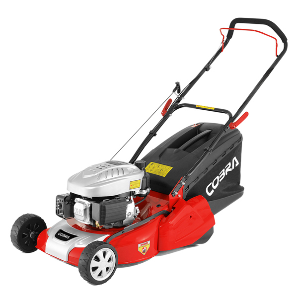 Cobra RM46C 46cm Petrol Rear Roller Lawn Mower (Hand Propelled)