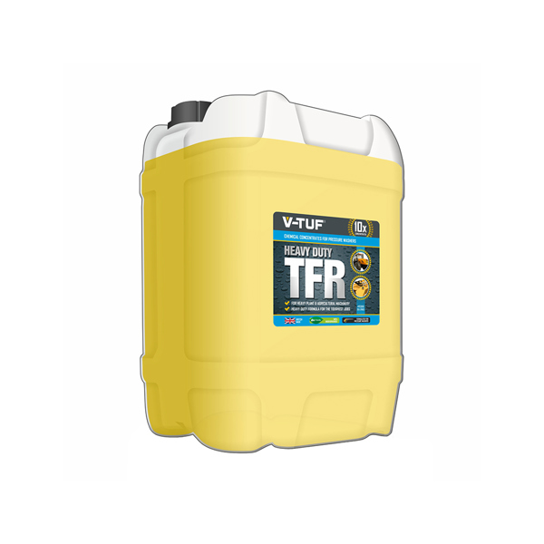 V-TUF HD140HOT Pressure Washer & Heavy Duty TFR / Machine Cleaner (20L) Combo