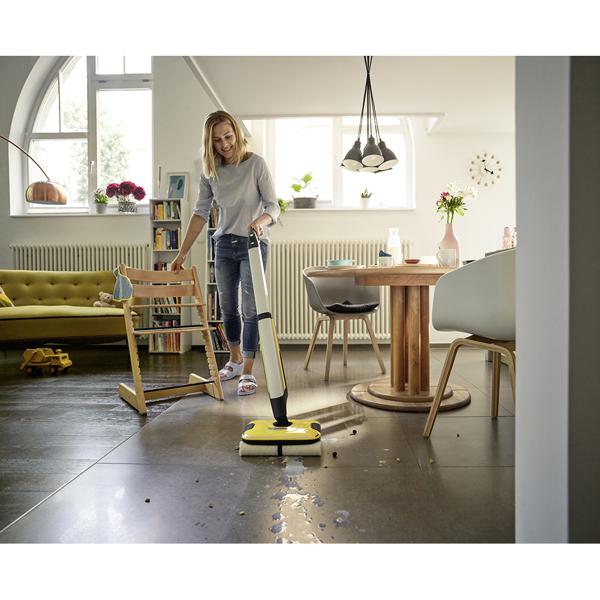 Karcher FC 7 Cordless Automatic Hard Floor Cleaner Perfect for Laminate,  Wood