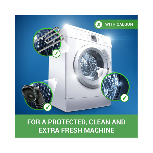  Calgon 3-in-1 Washing Machine Water Softener Gel, 2 x