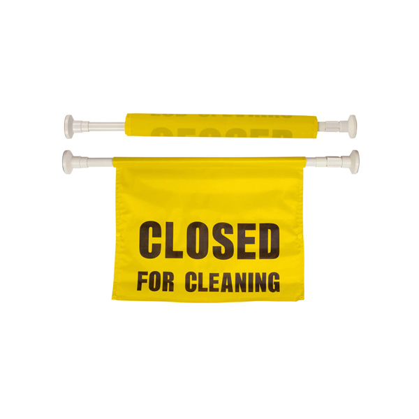 Closed For Cleaning Sign (Telescopic for Doorways)