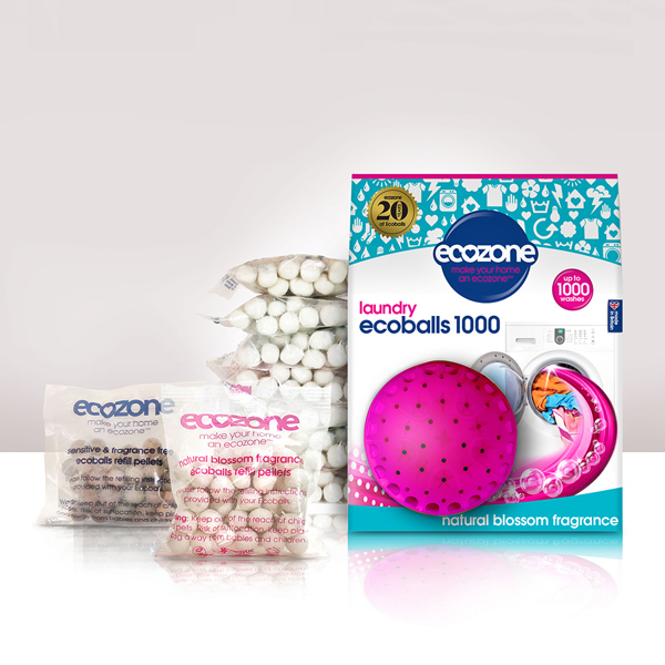 Ecozone Laundry Ecoballs 1000 (Natural Blossom)