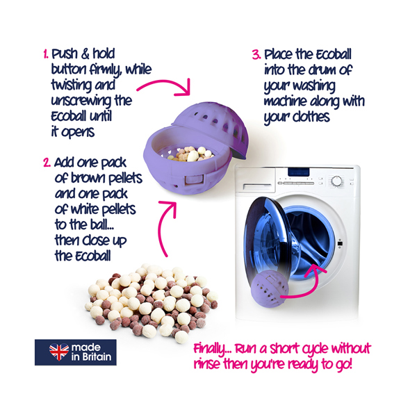 Ecozone Laundry Ecoballs 250 (Midnight Jasmine)