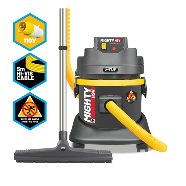 V-TUF M-Class MIGHTY HSV 21L Dust Extractor Vacuum (110v)