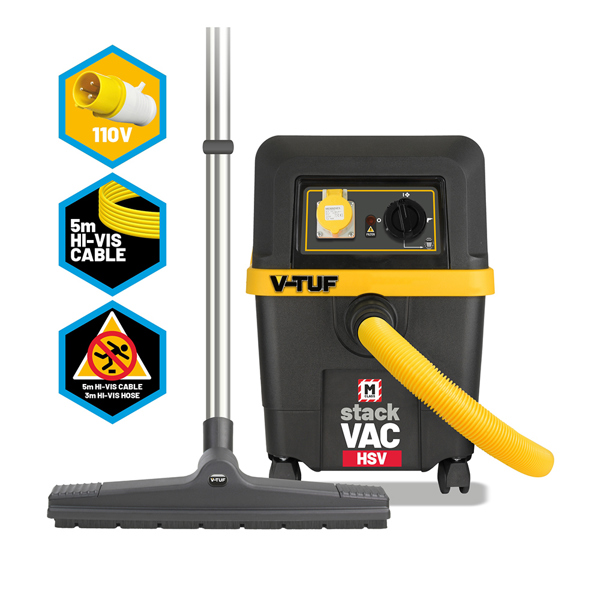 V-TUF M-Class STACKVAC HSV Dust Extractor Vacuum with Power Take Off (110v)