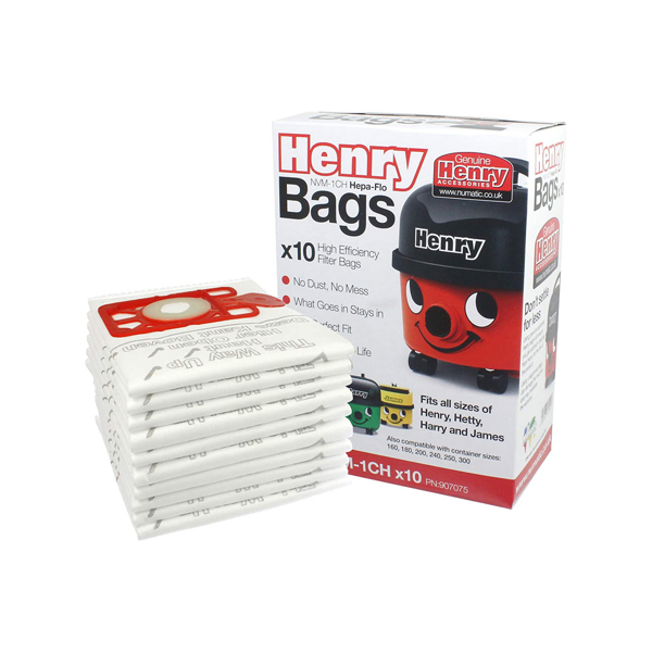 Numatic Henry 1CH Hepa-Flo Vacuum Bags (Case of 80)