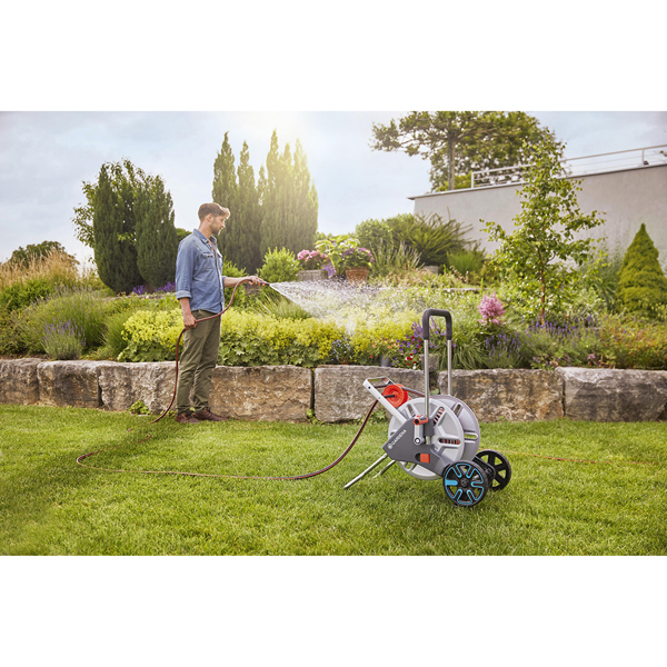 Gardena CleverRoll M Metal Hose Trolley Set