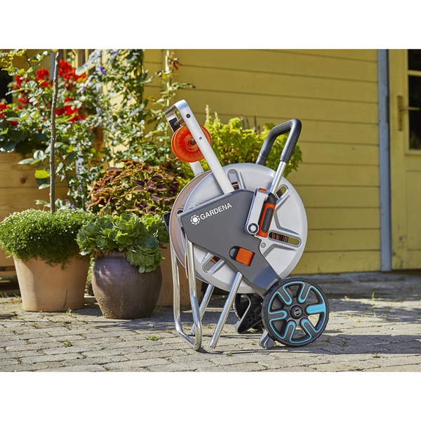 Gardena CleverRoll M Metal Hose Trolley Set