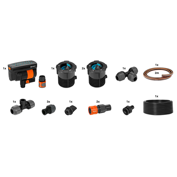 Gardena Pipeline Complete Set with Oscillating Sprinkler