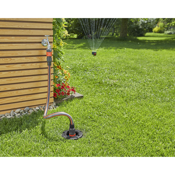 Gardena Pipeline Complete Set with Oscillating Sprinkler