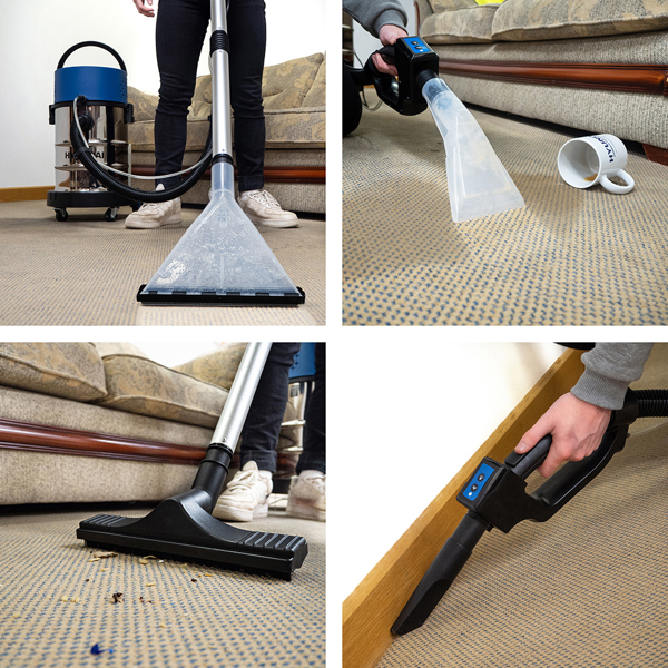 Hyundai HYCW1200E 2-in-1 Carpet Cleaner / Wet & Dry Vacuum