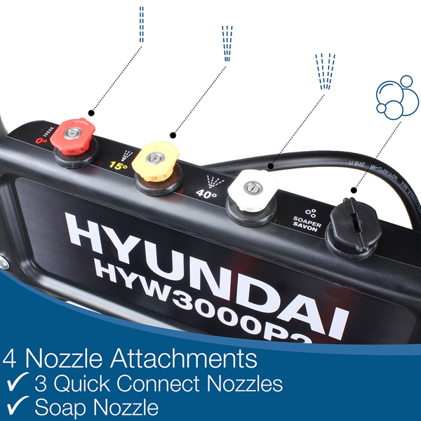 Hyundai HYW3000P2 Petrol Pressure Washer