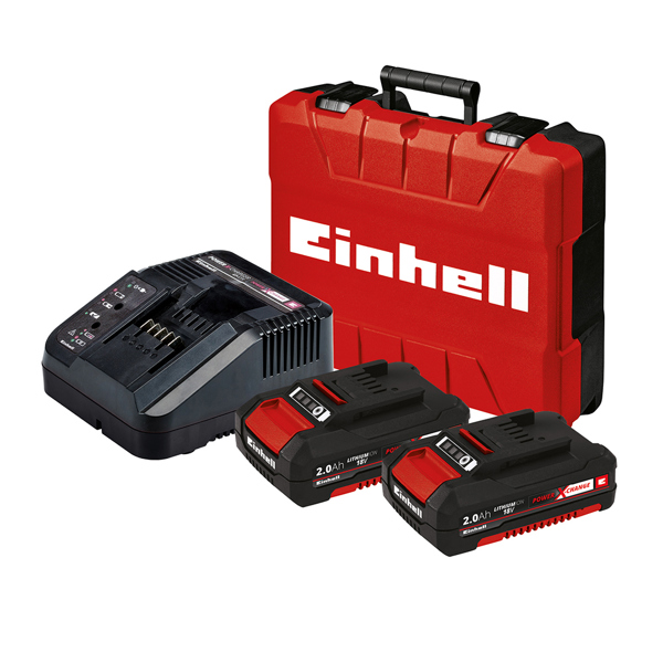 Einhell TE-CD 18/50 Li-i BL 18V Brushless Cordless Combi Drill with 2 x 2.0Ah Batteries & Charger