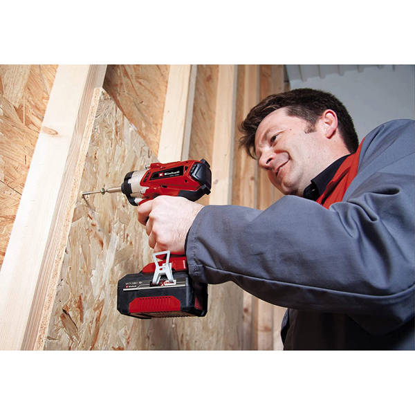 Einhell 18V Cordless Combi Drill & Impact Driver Twin Pack with 2 x 2.0Ah Batteries & Charger