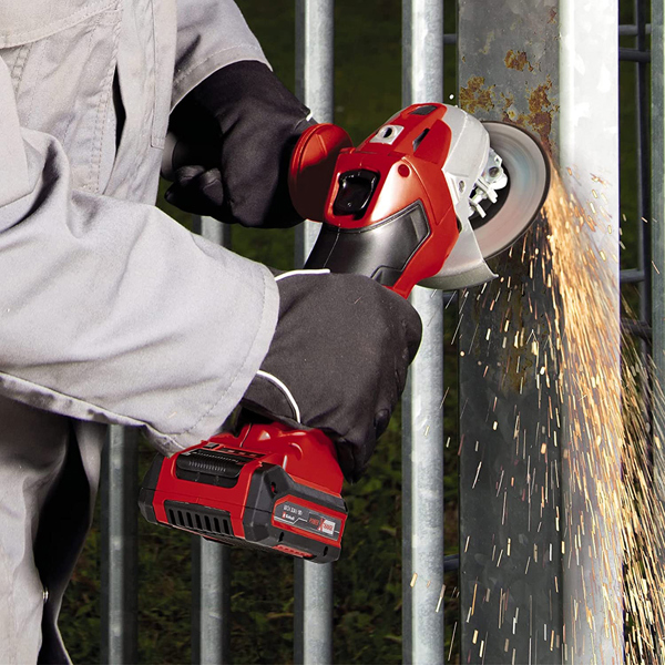 Einhell TE-TK 18 Li 18V Cordless Combi Drill & Angle Grinder Twin Pack with 1.5Ah & 3.0Ah Batteries & Charger