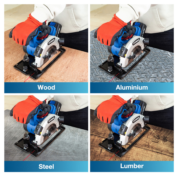 Hyundai HY2183 20V Cordless Circular Saw with 4.0Ah Battery & Charger