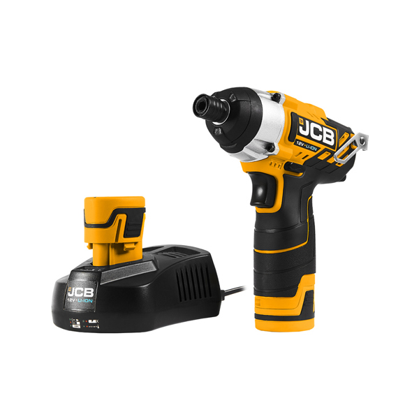 JCB 12V Cordless 4-in-1 Drill Driver with 2.0Ah Battery, Charger & Case