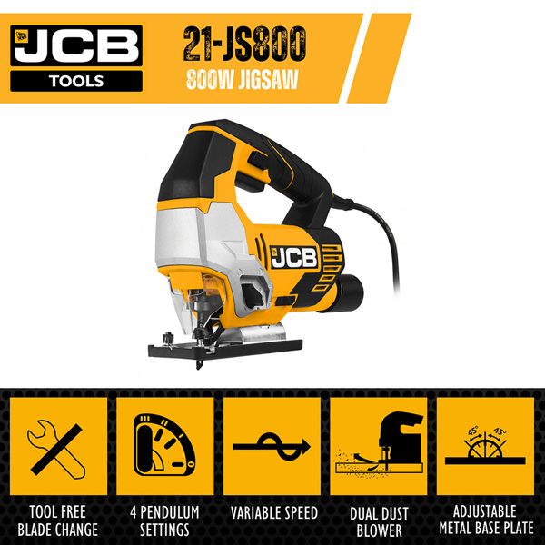 JCB 800W Electric Jigsaw
