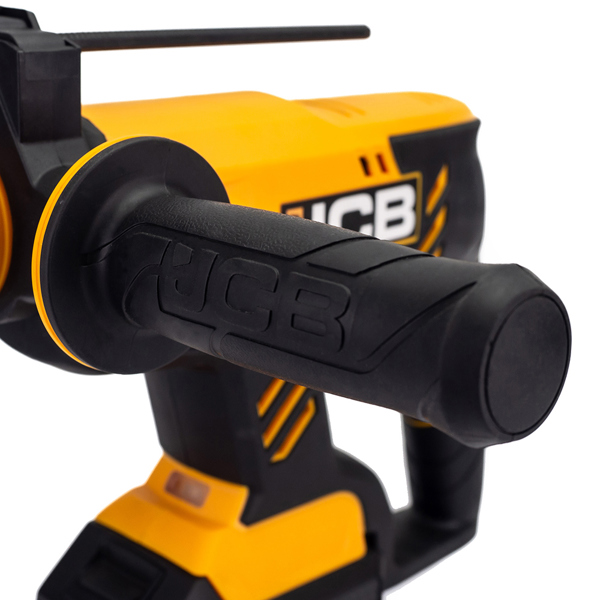 JCB 18V Brushless Cordless SDS Rotary Hammer Drill with 5.0Ah Battery, Charger, Kit Bag & Bit Set