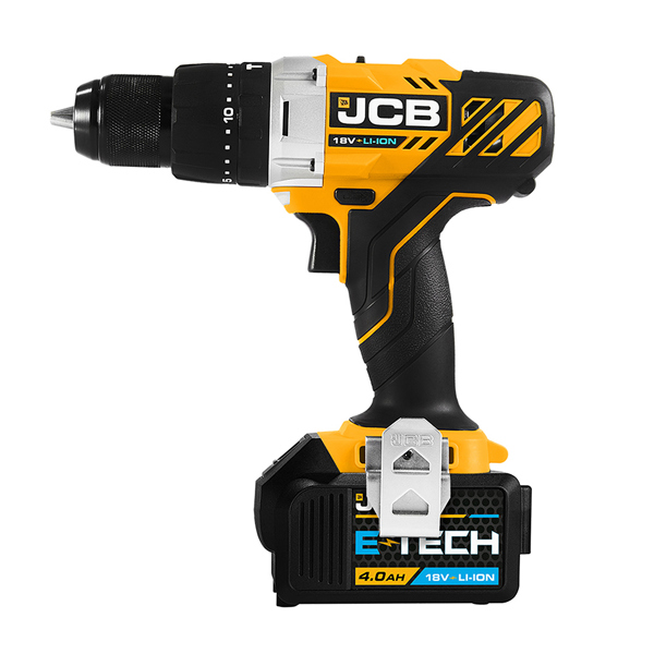 JCB 18V Cordless Combi Drill with 4.0Ah Battery & Charger