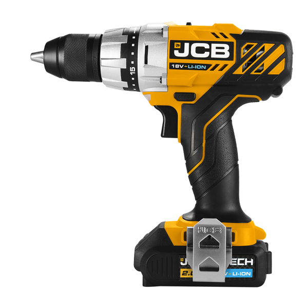 JCB 18V Cordless Drill Driver with 4.0Ah Battery & Charger