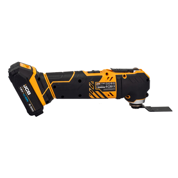 JCB 18V Cordless Multi-Tool with 2.0Ah Battery, Charger & Case