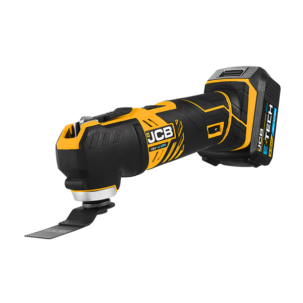 JCB 18V Cordless Multi-Tool with 2 x 4.0Ah Batteries, Charger & Case