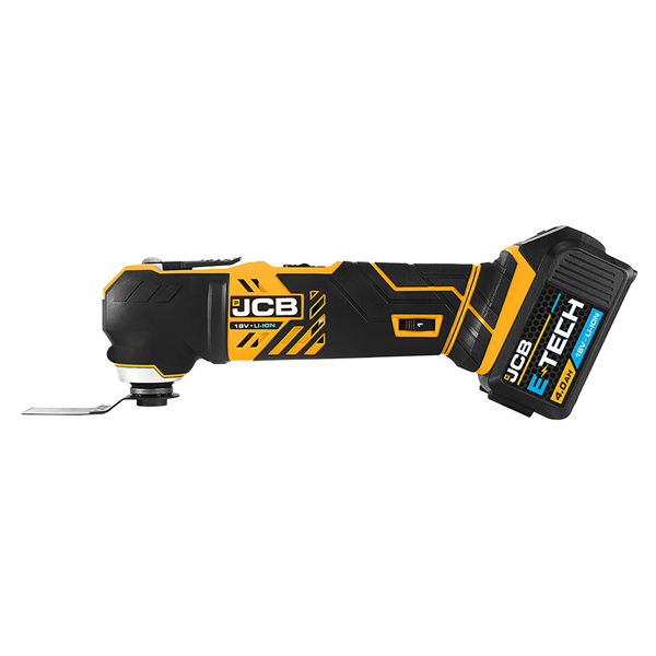 JCB 18V Cordless Multi-Tool with 2 x 4.0Ah Batteries, Charger & Case
