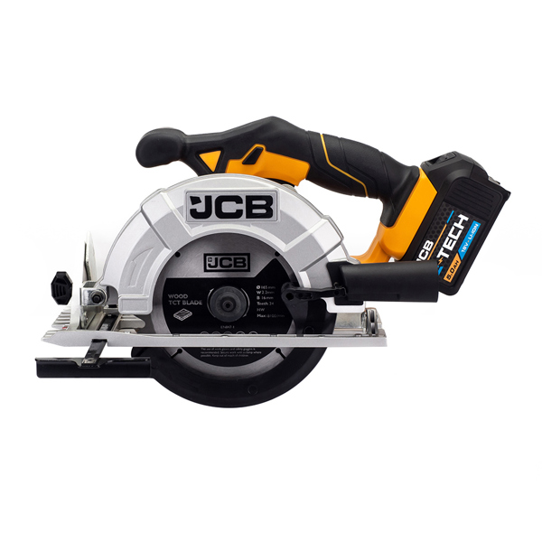 JCB 18V Cordless Circular Saw with 5.0Ah Battery & Charger