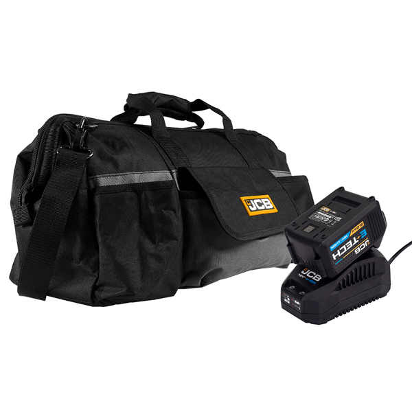 JCB 18V Cordless Reciprocating Saw with 5.0Ah Battery, Charger & Kit Bag