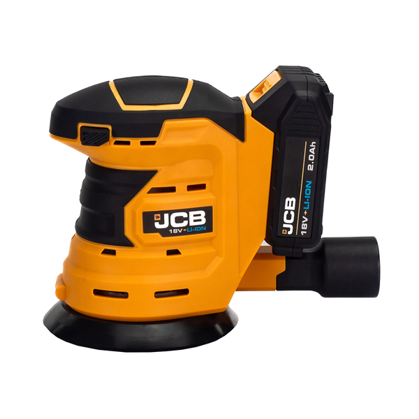 JCB 18V Cordless Orbital Sander with 2.0Ah Battery & Charger