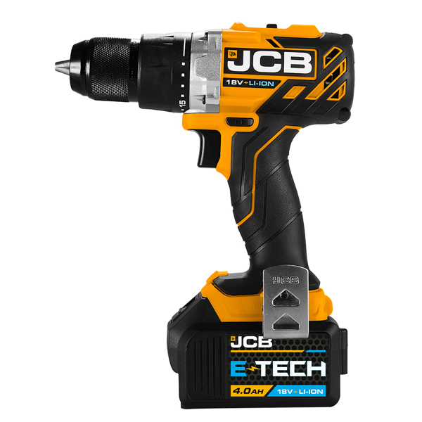 JCB 18V Brushless Cordless Drill Driver with 4.0Ah Battery & Charger