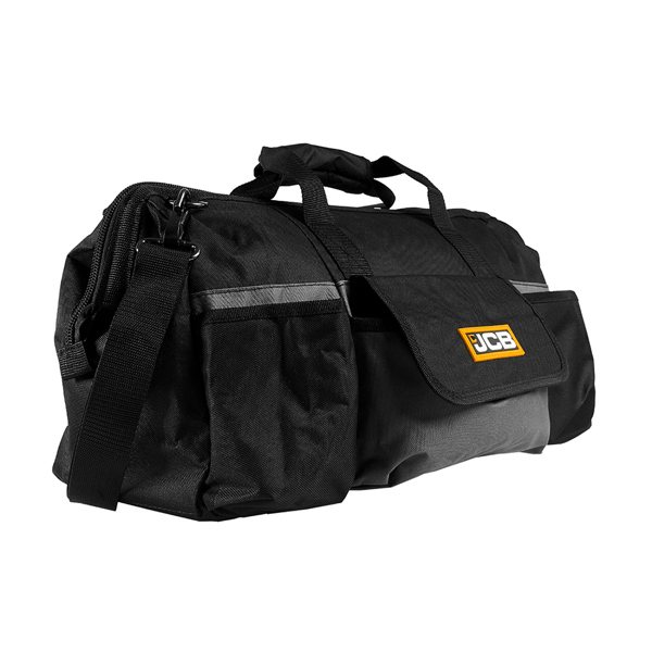 JCB 18V Cordless Combi Drill & Impact Driver Twin Pack with 2 x 2.0Ah Batteries, Charger & Kit Bag