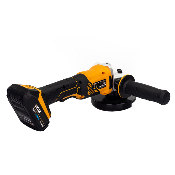 JCB 18V Cordless Combi Drill & Angle Grinder Twin Pack with 2 x 2.0Ah Batteries, Charger & Kit Bag